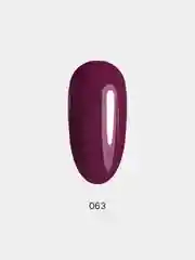 Гель лак для ногтей, гель-лак LuckyLak FL №063 8g бордовый для маникюра и педикюра