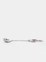 Серебряный сувенирная чайная ложка Мелодия Нота