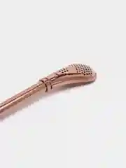 Медный бомбилья, чайная трубочка для мате, ложка с фильтром