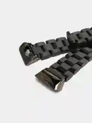 Черный металлический ремешок для Huawei Band 6 / Honor Band 6