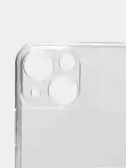 Чехол iPhone 13 Pro Max Mini прозрачный с защитой камеры (Айфон 13 Про Макс Мини)