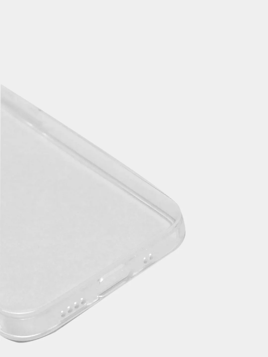 Чехол iPhone 13 Pro Max Mini прозрачный с защитой камеры (Айфон 13 Про Макс Мини)
