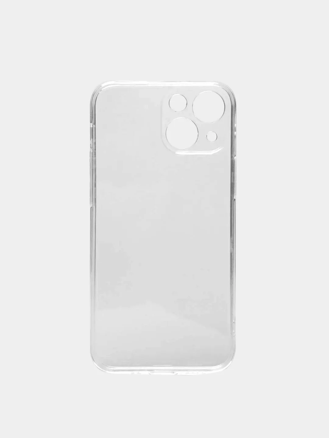 Чехол iPhone 13 Pro Max Mini прозрачный с защитой камеры (Айфон 13 Про Макс Мини)