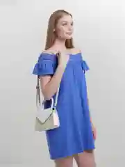 Белый женская сумка, через плечо