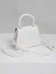 Белый женская сумка, через плечо