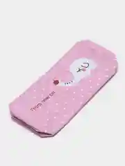 Коралловый пенал школьный, 1, 2 отделения