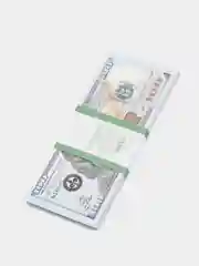 Доллары, пачка денег, купюры, рубли, банк приколов, 100 баксов, 1000, 5000 рублей