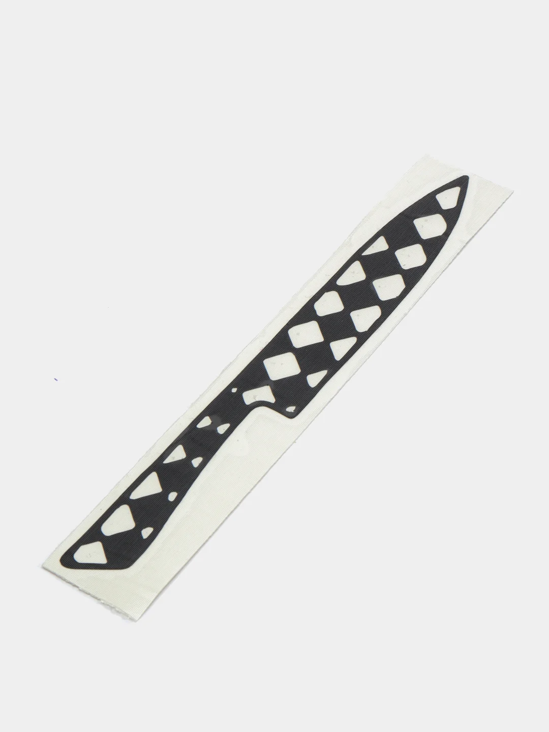 Черный переливающаяся наклейка Knife "Нож в ромбиках", без фона, на любую поверхность