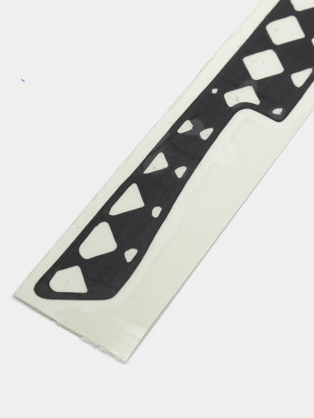Черный переливающаяся наклейка Knife "Нож в ромбиках", без фона, на любую поверхность