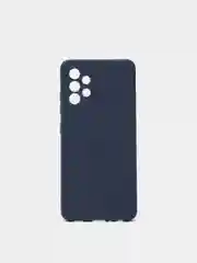 Темно-синий чехол Samsung Galaxy A32 4G (Самсунг Галакси А32) силиконовый цветной матовый