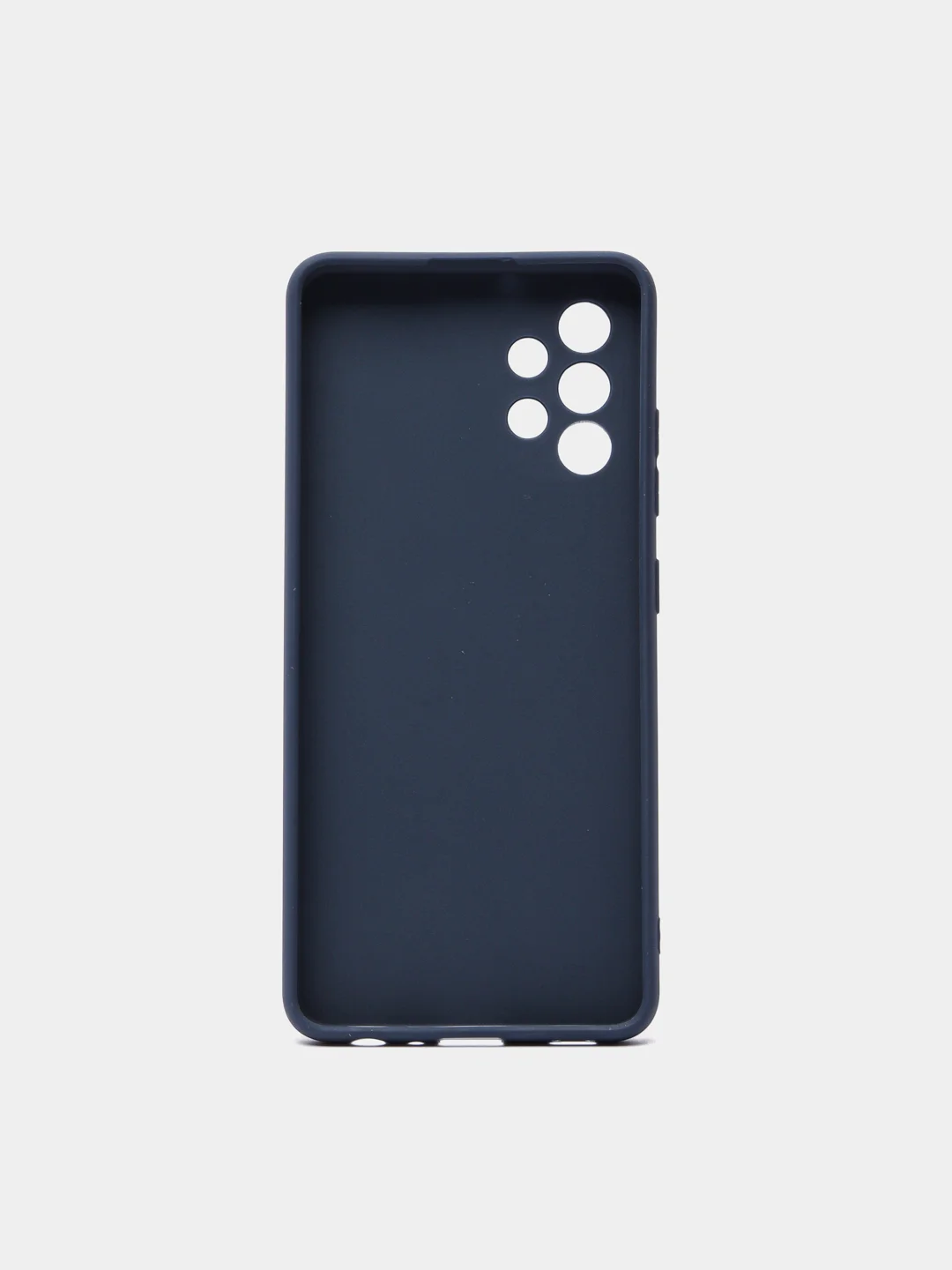 Темно-синий чехол Samsung Galaxy A32 4G (Самсунг Галакси А32) силиконовый цветной матовый