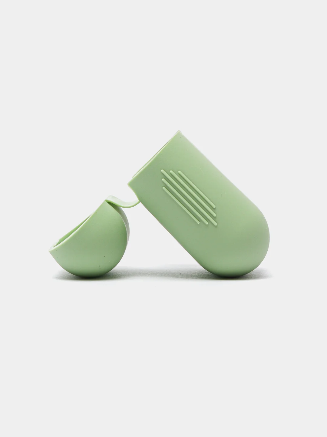 Зеленый чехол для беспроводных наушников AirPods