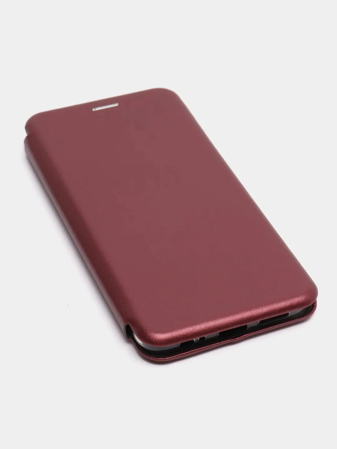 Багровый xiaomi Redmi Note 10, Note 10S, Poco M5S чехол-книжка