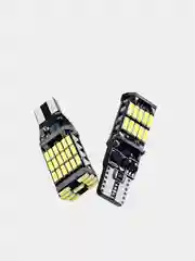 Белый габаритные светодиодные лампы T10 W5W 26SMD и T15 W16W на огни на габаритки и задний ход