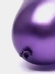 Фиолетовый воздушный шар металлический хром на праздник, 10 шт