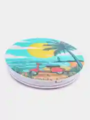 Серебряный держатель-подставка для телефона PopSocket
