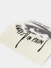 Черный переливающаяся наклейка без фона "Глаз со слезами" - I know why youre always in pain