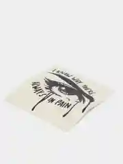 Черный переливающаяся наклейка без фона "Глаз со слезами" - I know why youre always in pain