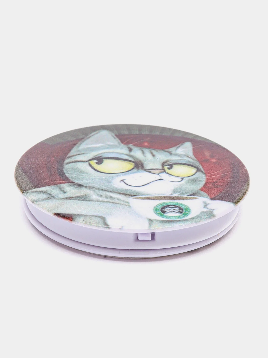 Желтый держатель-подставка для телефона PopSocket