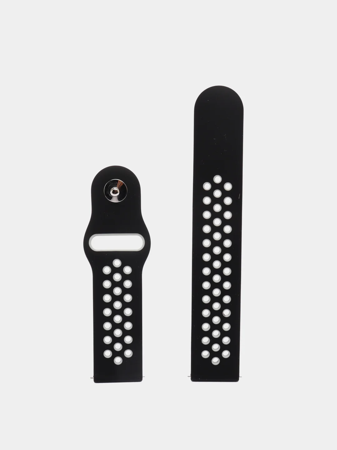 Серый спортивный ремешок для Xiaomi, Samsung, Huawei Honor GTR GTS Watch силиконовый 22 мм
