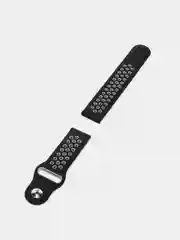 Серый спортивный ремешок для Xiaomi, Samsung, Huawei Honor GTR GTS Watch силиконовый 22 мм