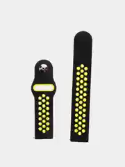 Желтый спортивный ремешок для Xiaomi, Samsung, Huawei Honor GTR GTS Watch силиконовый 22 мм