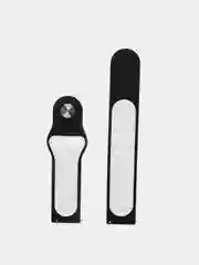 Черный спортивный ремешок для Xiaomi, Samsung, Huawei Honor GTR GTS Watch силиконовый 22 мм