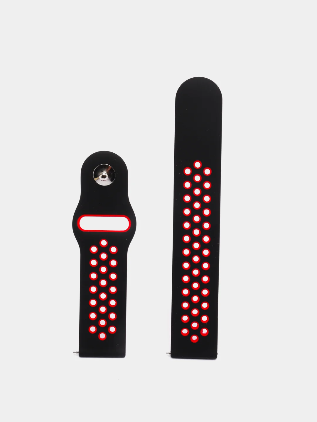 Красный спортивный ремешок для Xiaomi, Samsung, Huawei Honor GTR GTS Watch силиконовый 22 мм