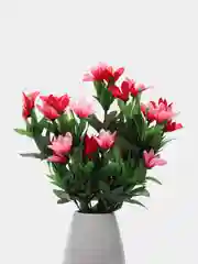 Искусственные цветы. Колокольчики (двухцветный букет). Высота: 35 см. D цветка: до 5 см