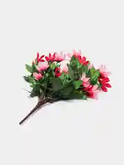 Искусственные цветы. Колокольчики (двухцветный букет). Высота: 35 см. D цветка: до 5 см