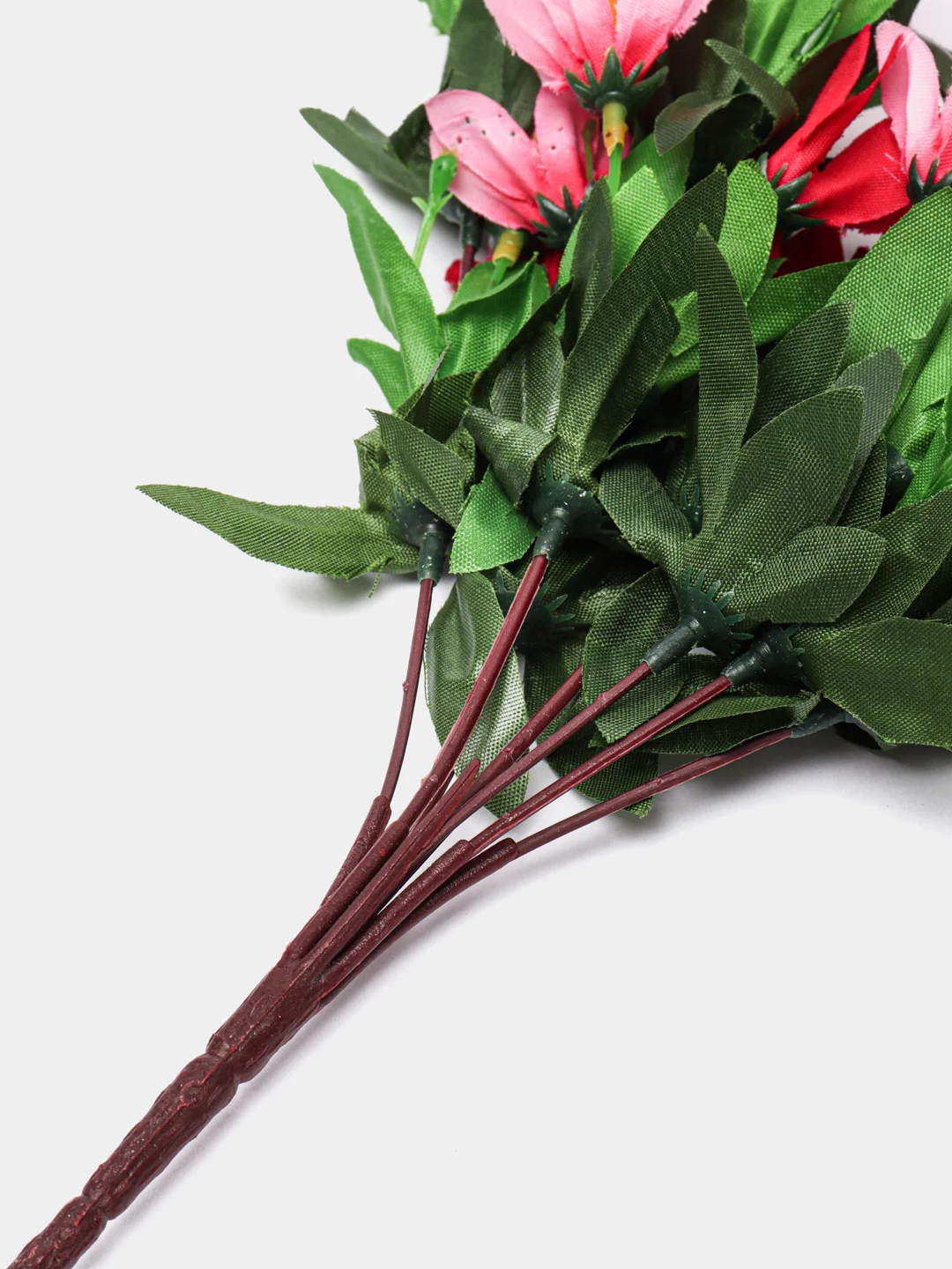 Искусственные цветы. Колокольчики (двухцветный букет). Высота: 35 см. D цветка: до 5 см