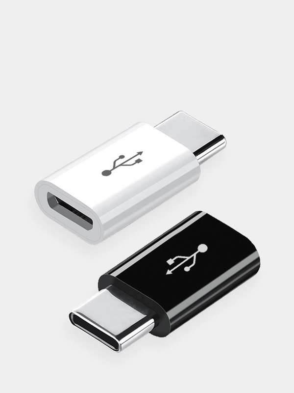 Адаптер переходник usb type c на micro usb otg