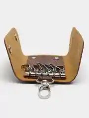 Коричневый ключница из экокожи, 5 расцветок