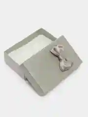 Серебряный подарочная коробка для украшений