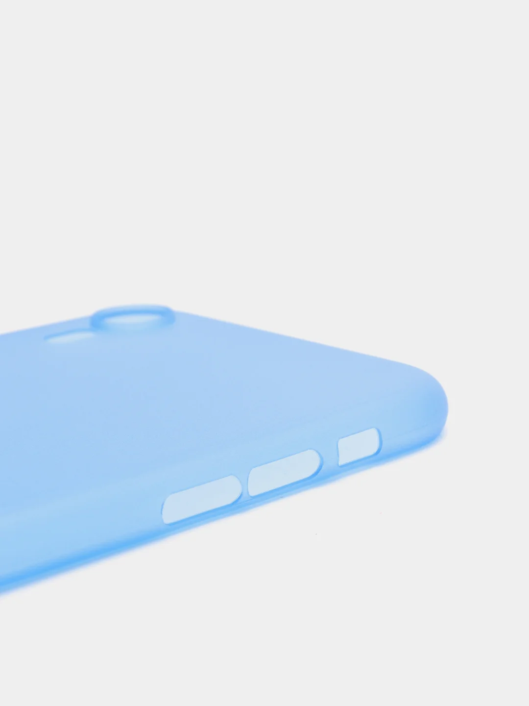 Голубой чехол на iPhone 6, 6S, 7, 8, SE 2020, 7 Plus, 8 Plus, X, XS, XS Max, XR, 11, 11 Pro, 11 Pro Max, 12