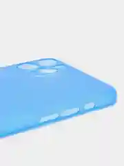 Голубой чехол на iPhone 6, 6S, 7, 8, SE 2020, 7 Plus, 8 Plus, X, XS, XS Max, XR, 11, 11 Pro, 11 Pro Max, 12