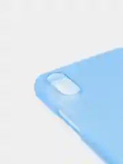 Голубой чехол на iPhone 6, 6S, 7, 8, SE 2020, 7 Plus, 8 Plus, X, XS, XS Max, XR, 11, 11 Pro, 11 Pro Max, 12