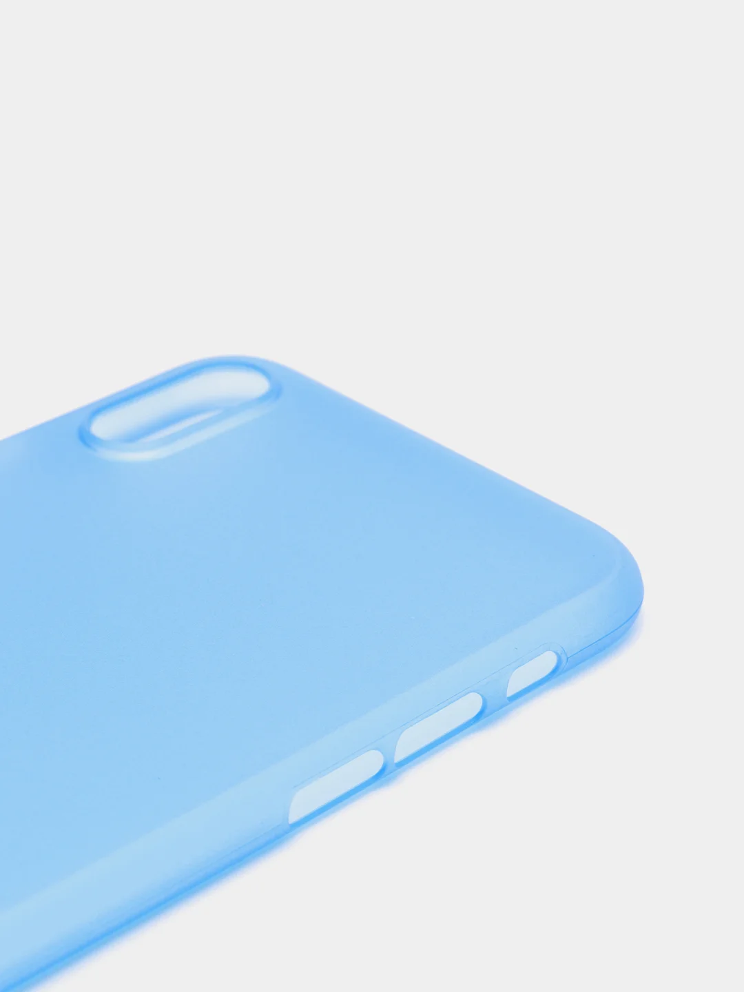 Голубой чехол на iPhone 6, 6S, 7, 8, SE 2020, 7 Plus, 8 Plus, X, XS, XS Max, XR, 11, 11 Pro, 11 Pro Max, 12