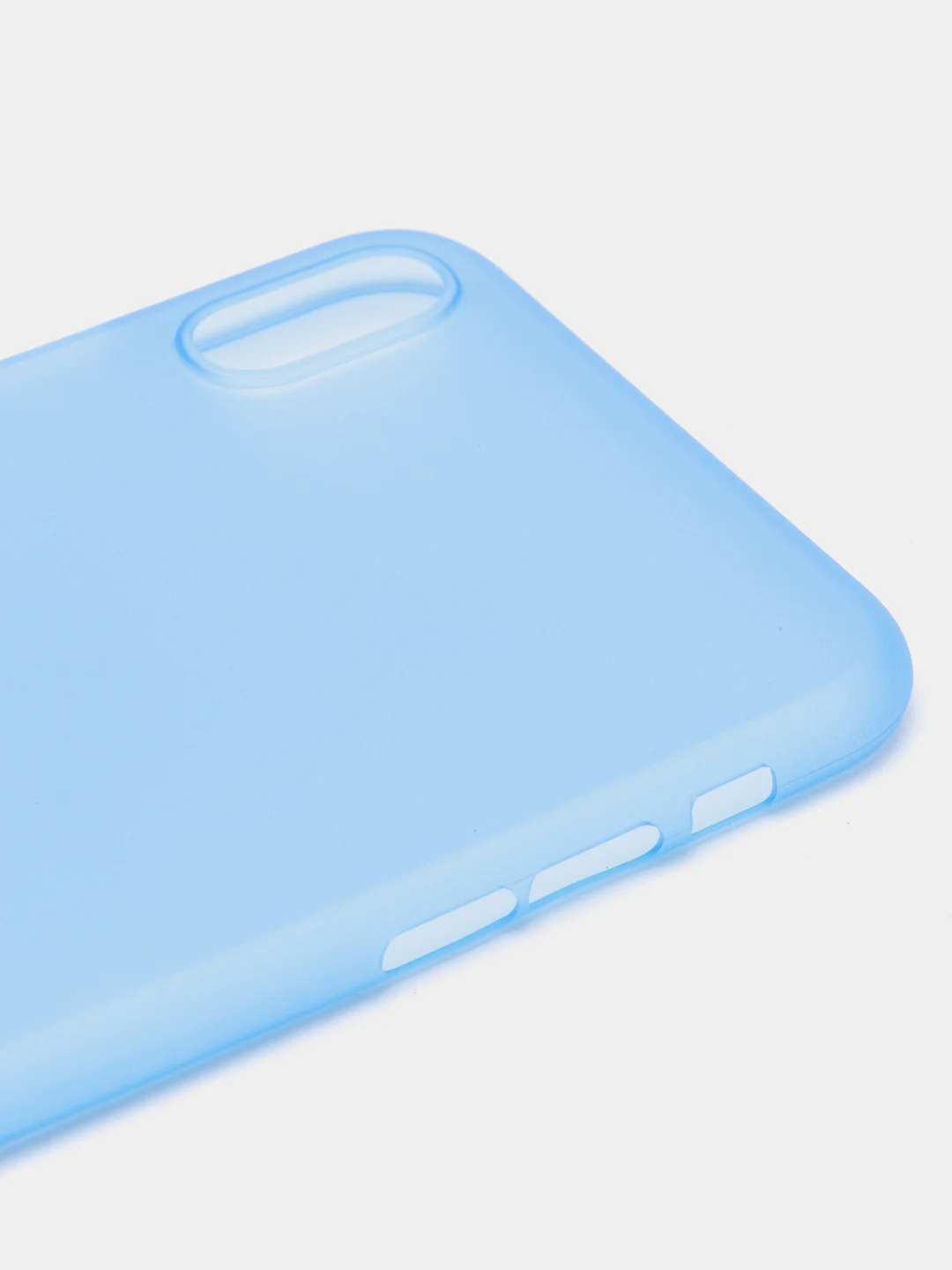 Голубой чехол на iPhone 6, 6S, 7, 8, SE 2020, 7 Plus, 8 Plus, X, XS, XS Max, XR, 11, 11 Pro, 11 Pro Max, 12