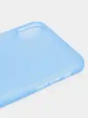 Голубой чехол на iPhone 6, 6S, 7, 8, SE 2020, 7 Plus, 8 Plus, X, XS, XS Max, XR, 11, 11 Pro, 11 Pro Max, 12