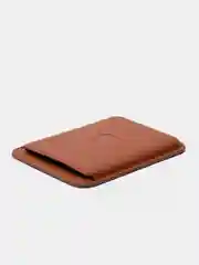 Коричневый кошелек из эко-кожи для карт MagSafe Leather Wallet на iPhone 12, 13 ProMax