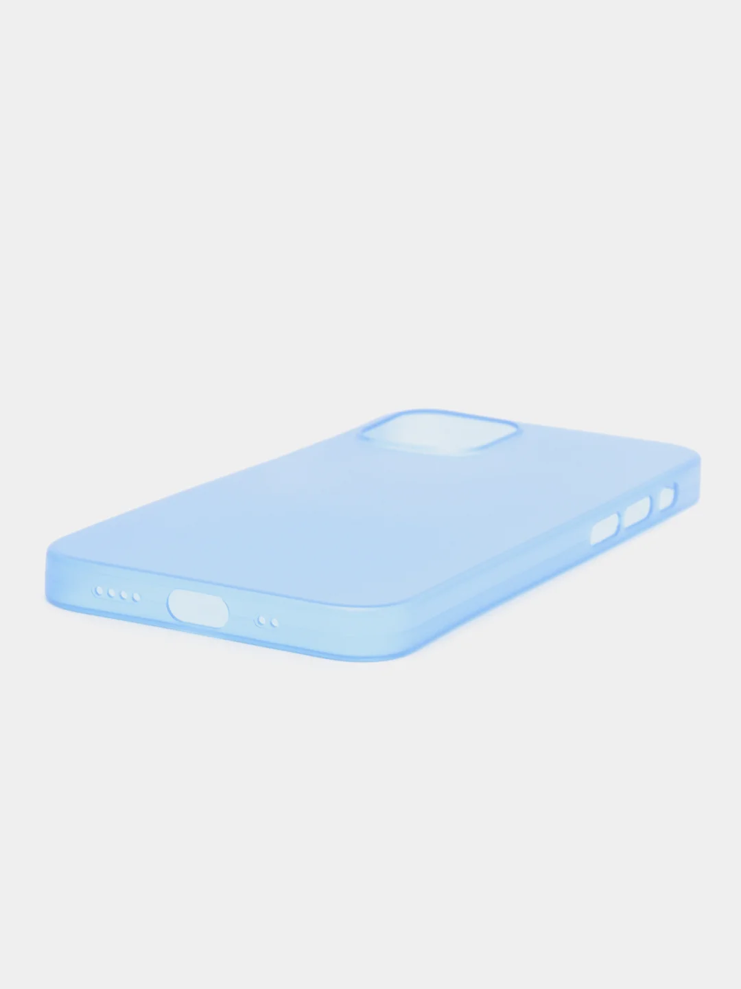 Голубой чехол на iPhone 6, 6S, 7, 8, SE 2020, 7 Plus, 8 Plus, X, XS, XS Max, XR, 11, 11 Pro, 11 Pro Max, 12