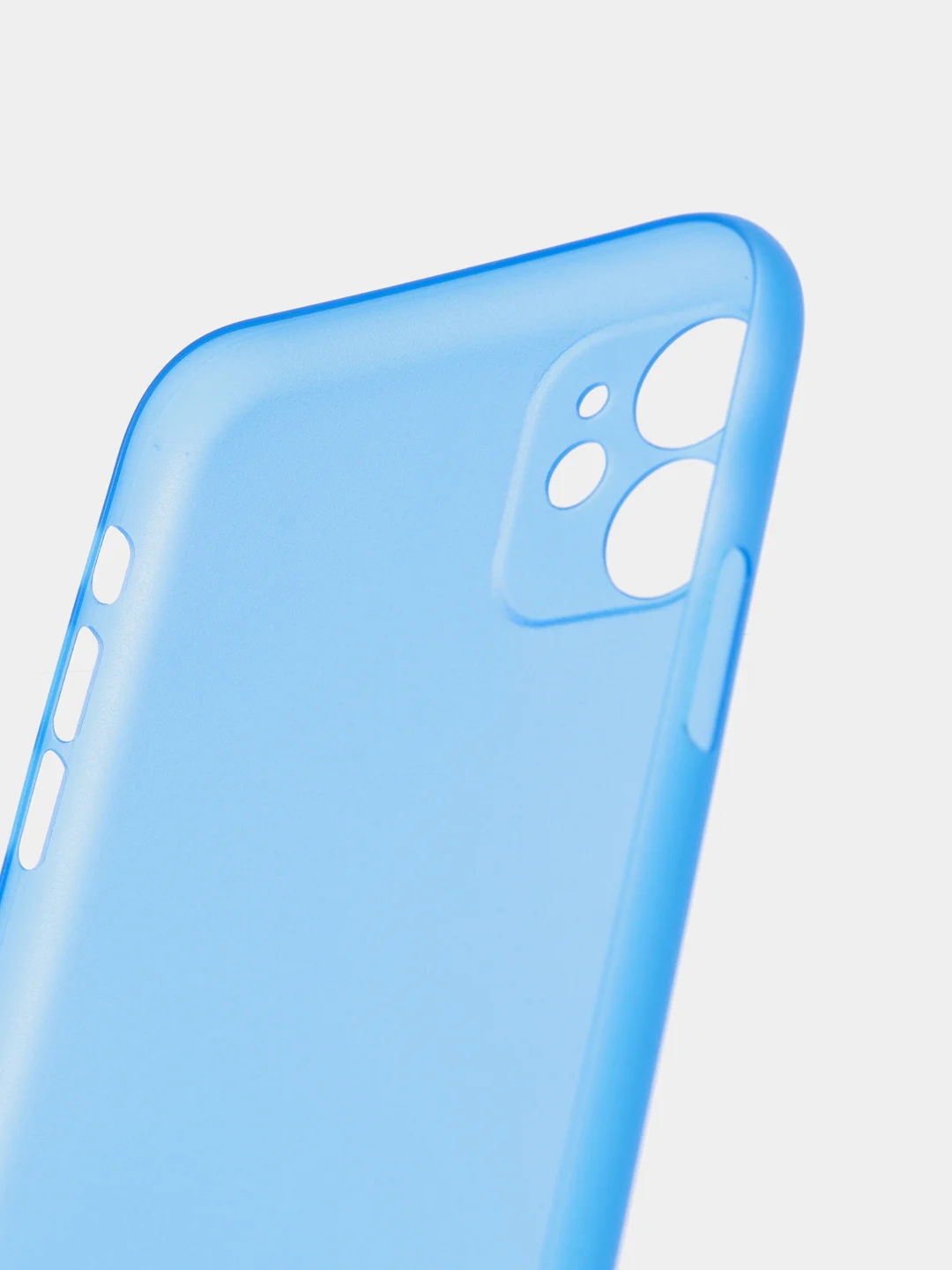 Голубой чехол на iPhone 6, 6S, 7, 8, SE 2020, 7 Plus, 8 Plus, X, XS, XS Max, XR, 11, 11 Pro, 11 Pro Max, 12