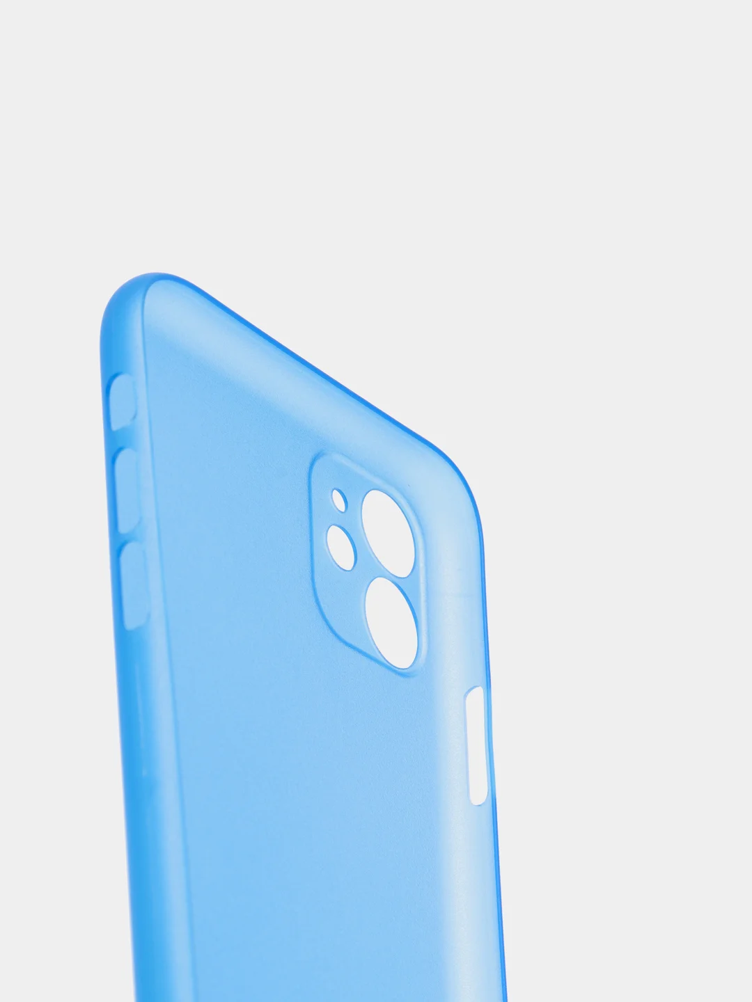 Голубой чехол на iPhone 6, 6S, 7, 8, SE 2020, 7 Plus, 8 Plus, X, XS, XS Max, XR, 11, 11 Pro, 11 Pro Max, 12
