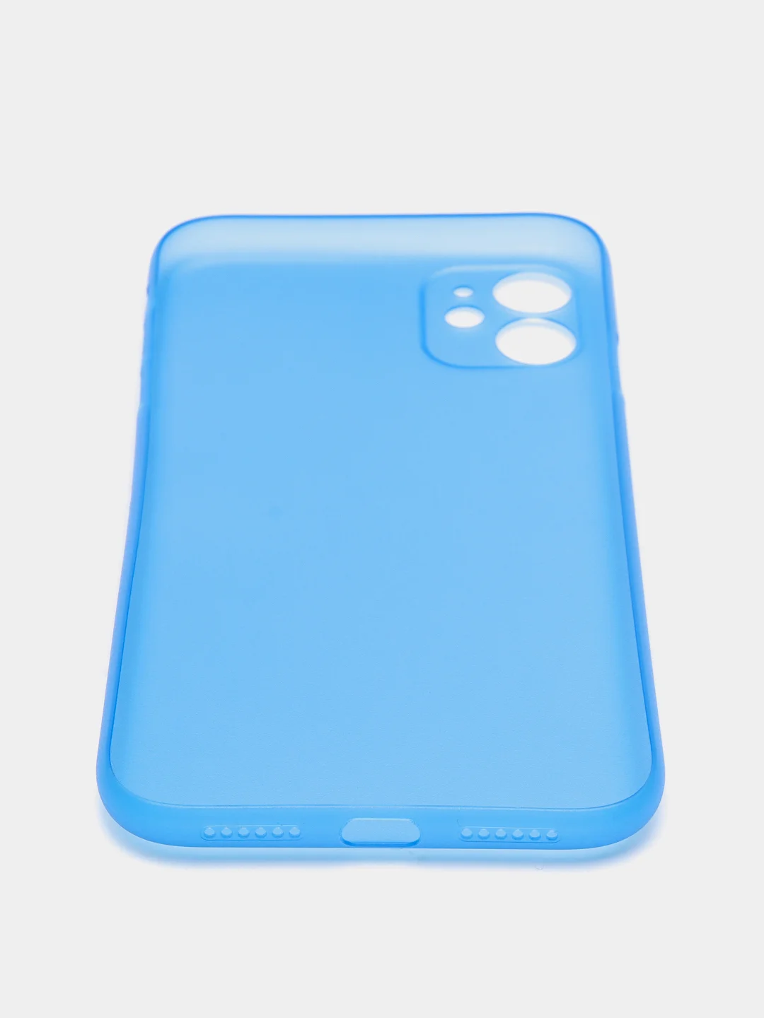 Голубой чехол на iPhone 6, 6S, 7, 8, SE 2020, 7 Plus, 8 Plus, X, XS, XS Max, XR, 11, 11 Pro, 11 Pro Max, 12