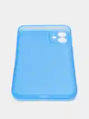 Голубой чехол на iPhone 6, 6S, 7, 8, SE 2020, 7 Plus, 8 Plus, X, XS, XS Max, XR, 11, 11 Pro, 11 Pro Max, 12