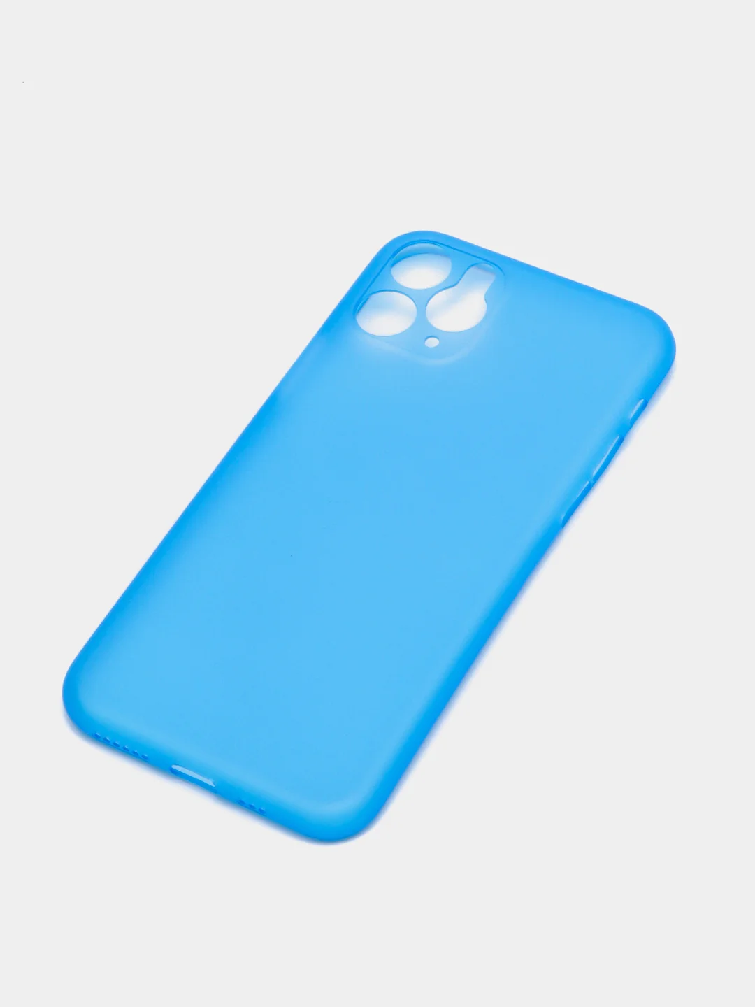 Голубой чехол на iPhone 6, 6S, 7, 8, SE 2020, 7 Plus, 8 Plus, X, XS, XS Max, XR, 11, 11 Pro, 11 Pro Max, 12