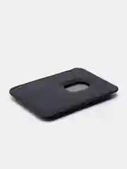 Черный кошелек из эко-кожи для карт MagSafe Leather Wallet на iPhone 12, 13 ProMax