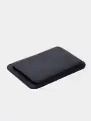 Черный кошелек из эко-кожи для карт MagSafe Leather Wallet на iPhone 12, 13 ProMax