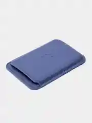 Голубой кошелек из эко-кожи для карт MagSafe Leather Wallet на iPhone 12, 13 ProMax